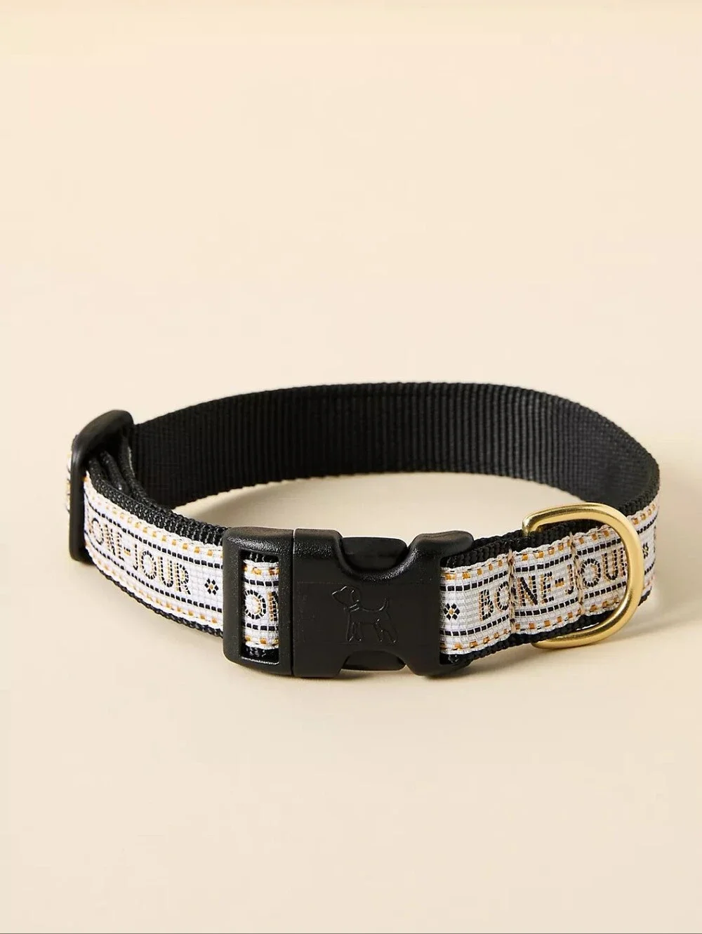 Anthropologie Bistro Tile Dog Collar SMALL